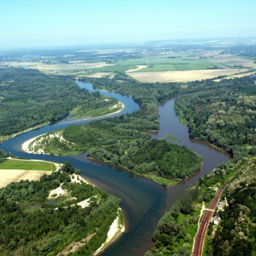 Confluence of Mura and Drava Rivers in the core zone of the future TBR MDD (HR, HU), © by Dubravko Lesar