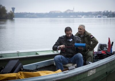 Fishermen in a boat