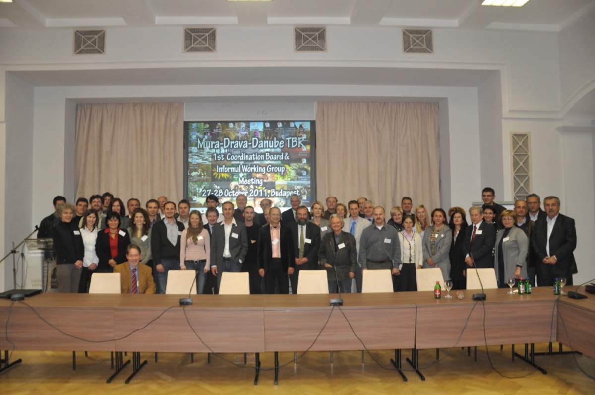 International Working Group supporting the creation of a Transboundary UNESCO Biosphere Reserve "Mura-Drava-Danube" in Budapest (HU), October 2011