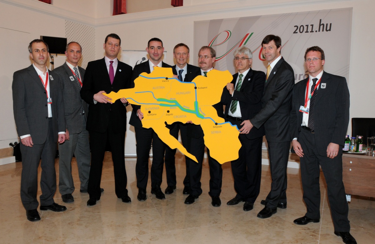 March 2011: Designated Ministers of Austria, Croatia, Hungary, Serbia and Slovenia sign the joint declaration for a TBR MDD