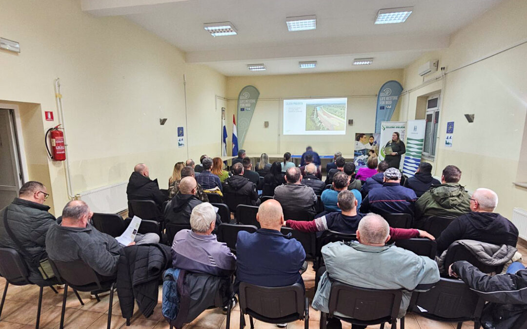 Community Evening in Sarvaš Shares Latest Update on Bjelobrdska Oxbow Restoration